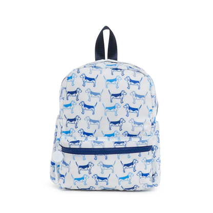 MINI BACKER - PUPPY LOVE BLUE BACKPACK - Persnickety Shop