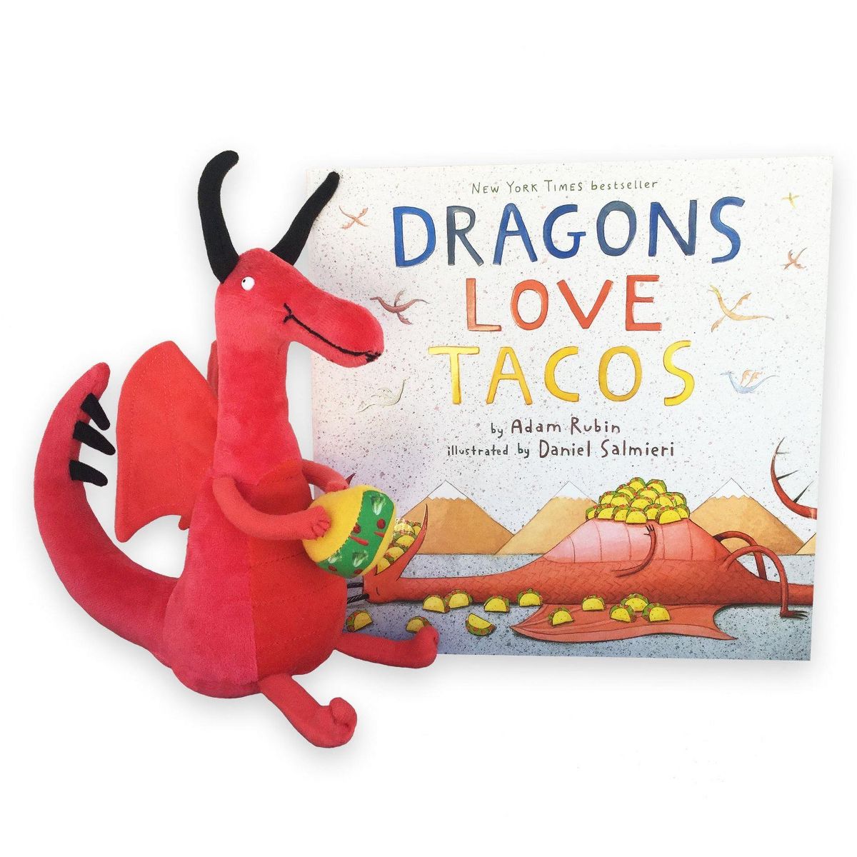MerryMakers Dragons Love Tacos Plush And Hardcover Book Set - Persnickety Shop