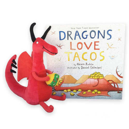 MerryMakers Dragons Love Tacos Plush And Hardcover Book Set - Persnickety Shop
