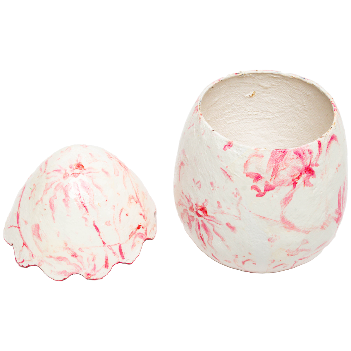 The Round Top Collection Chinoiserie Pink Scallop Egg - Persnickety Shop