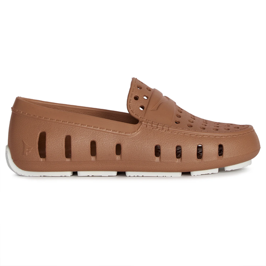 FLOAFERS PRODIGY DRIVER - KIDS- Tan/Bright White - Persnickety Shop