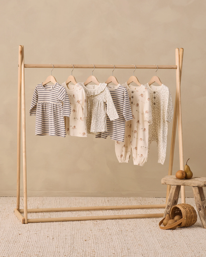 Quincy Mae LONG SLEEVE BABY DRESS TURKEY