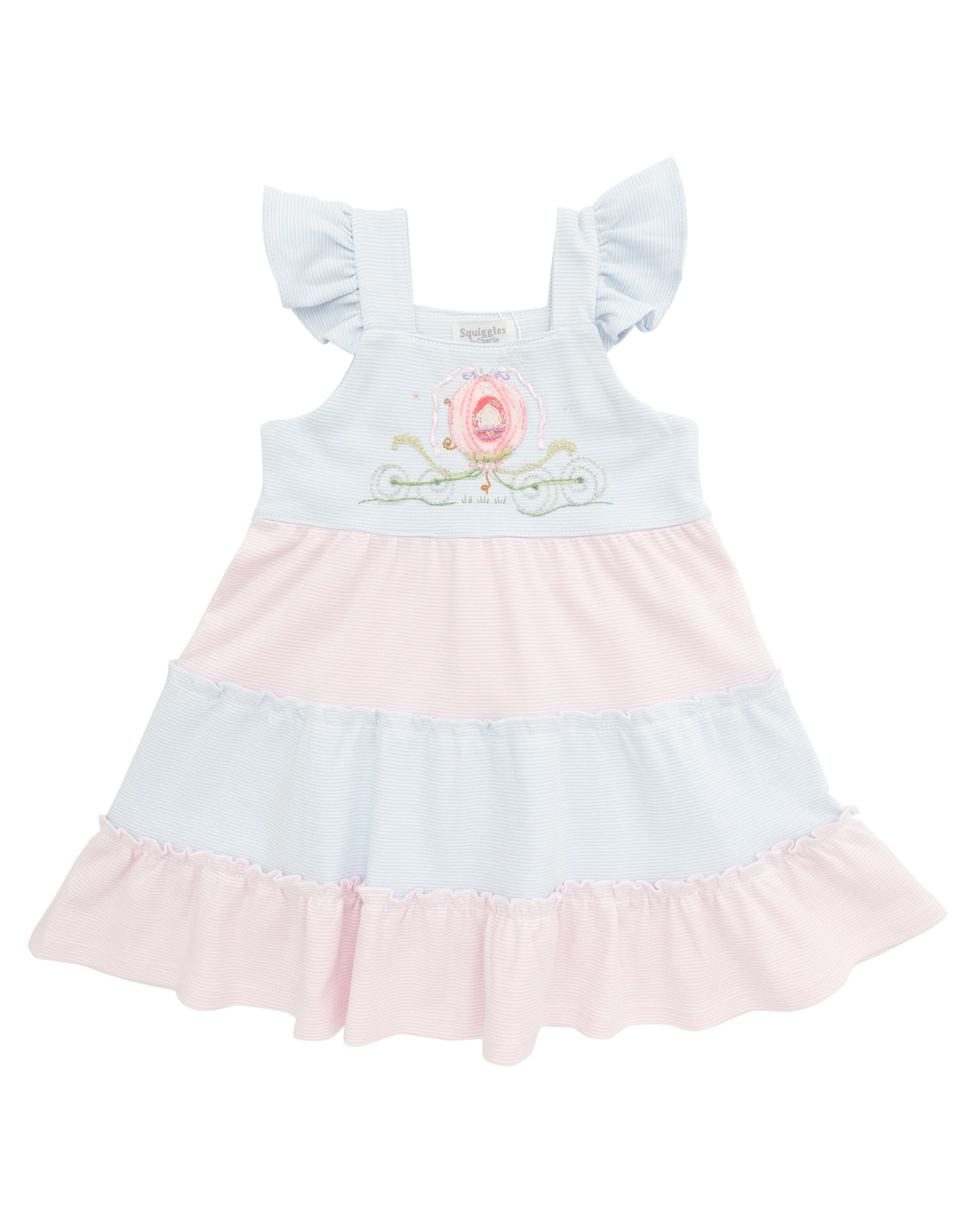 Squiggles Squiggles Royal Carriage 3-Tier Ruffle Dress - Cindy's Ride - Persnickety Shop