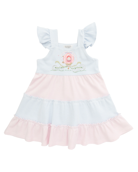 Squiggles Squiggles Royal Carriage 3-Tier Ruffle Dress - Cindy's Ride - Persnickety Shop