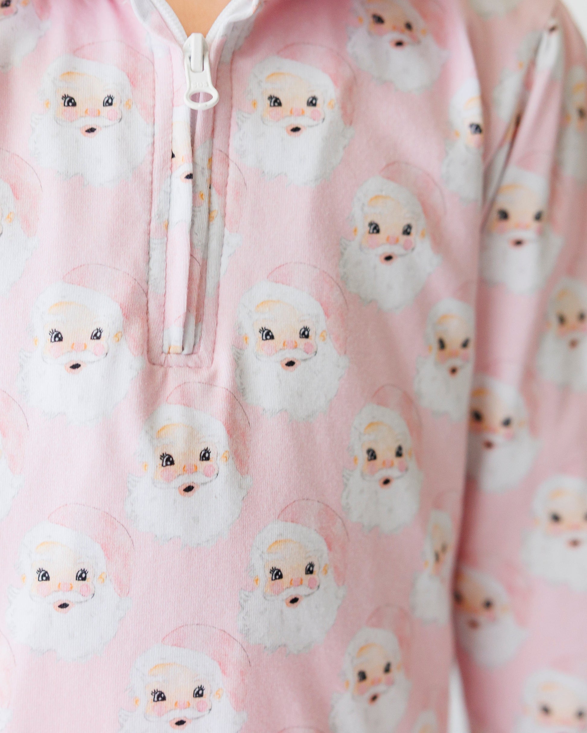 PRE-ORDER |Jolly Santa Pullover Pink Set  by Jellybeans Smock Candy - Persnickety Shop