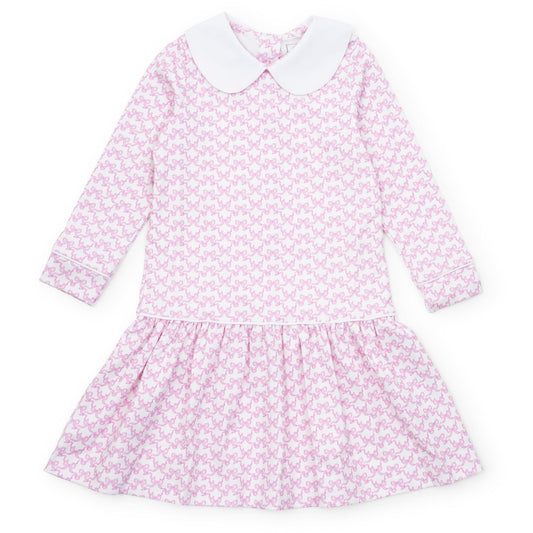 Lila and Hayes PRE-ORDER LILLIAN DRESS - PRETTY PINK BOWS - Persnickety Shop