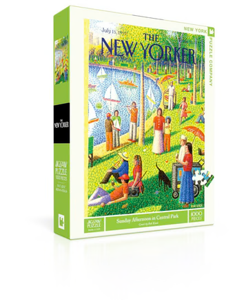 SUNDAY AFTERNOON IN CENTRAL PARK-1000 PIECE JIGSAW PUZZLE - Persnickety Shop