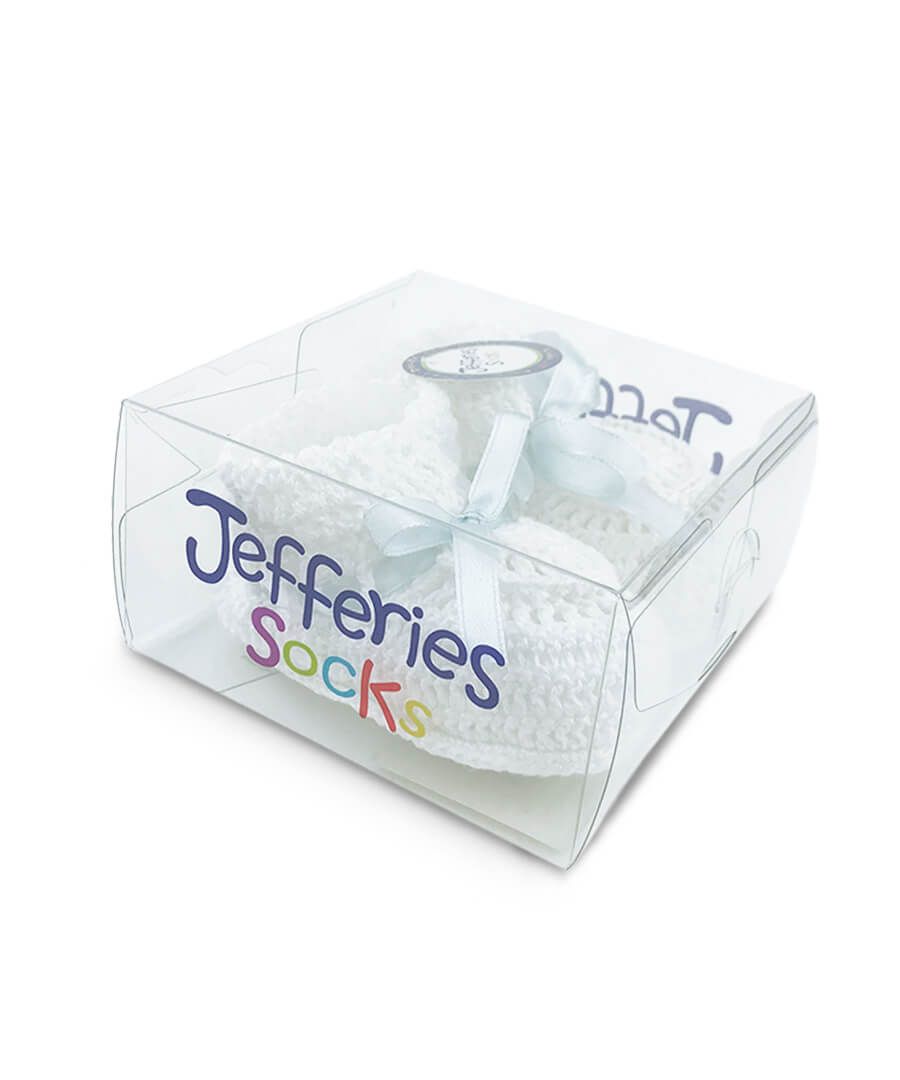 Jefferies Socks Hand Crochet Ribbon Bootie 1 Pair - Persnickety Shop