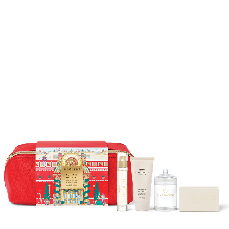 Glasshouse Fragrances SUNSETS IN CAPRI Fragrance Travel Set - Persnickety Shop