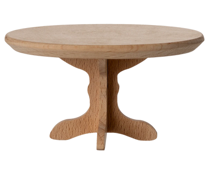Maileg NEW Oval coffee table, Mouse - Nature