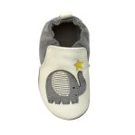 Robeez- Elephant Stars Soft Soles in Ivory - Persnickety Shop