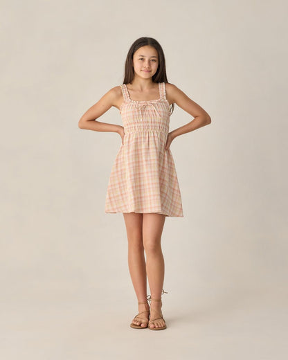 TEEN JANE MINI DRESS SUMMER PLAID - Persnickety Shop