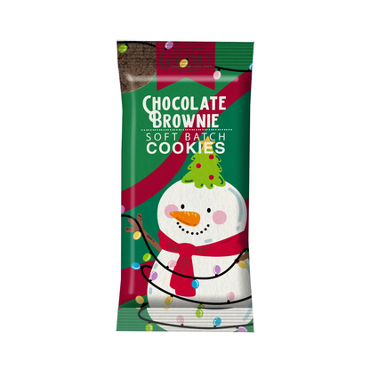 Too Good Gourmet Sant & Snowman Character Cookies- Individually Wrapped
