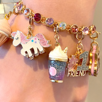 CHARM IT® Gold Unicorn Smoothie Charm - Persnickety Shop