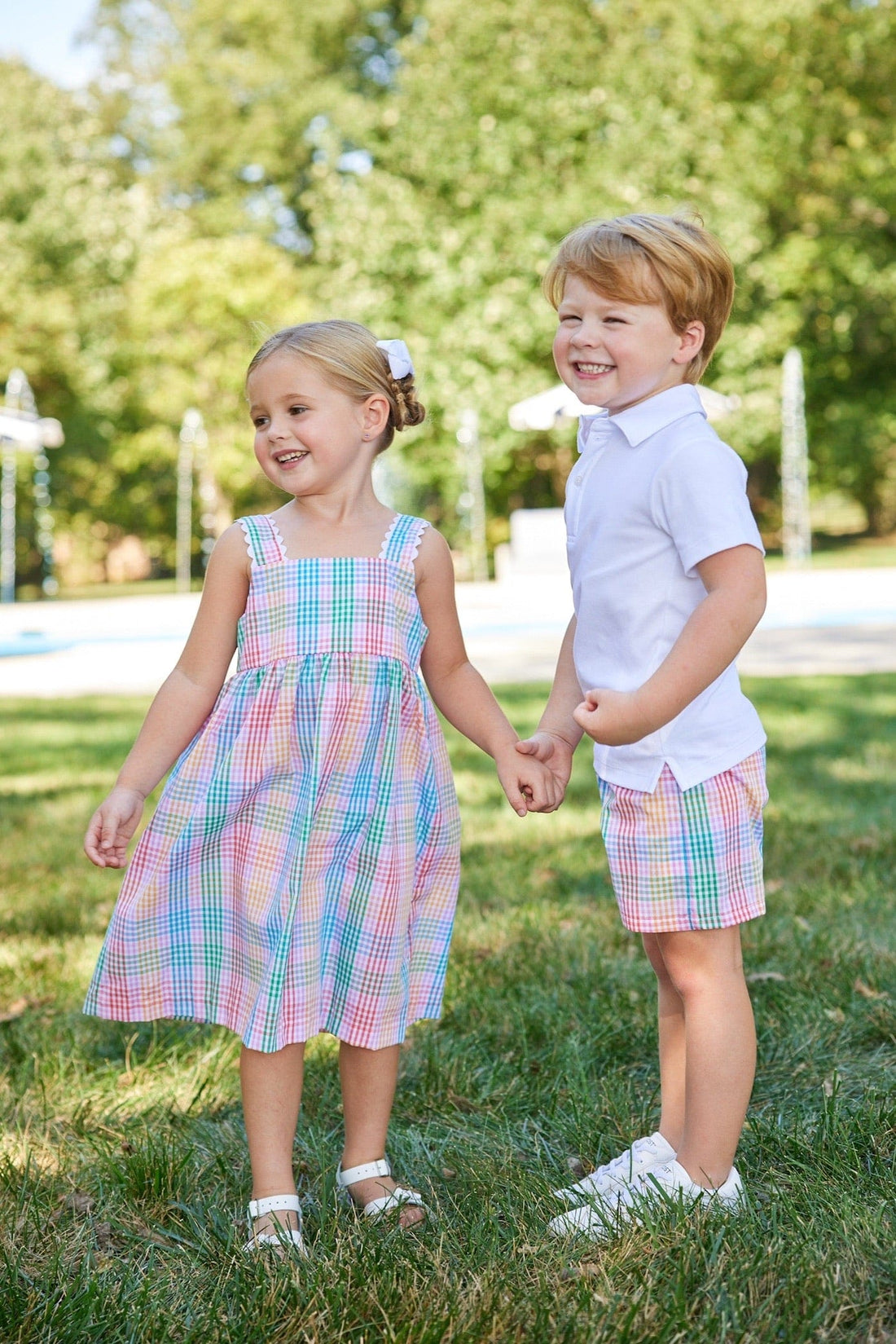 Short Sleeve Polo - White - Persnickety Shop