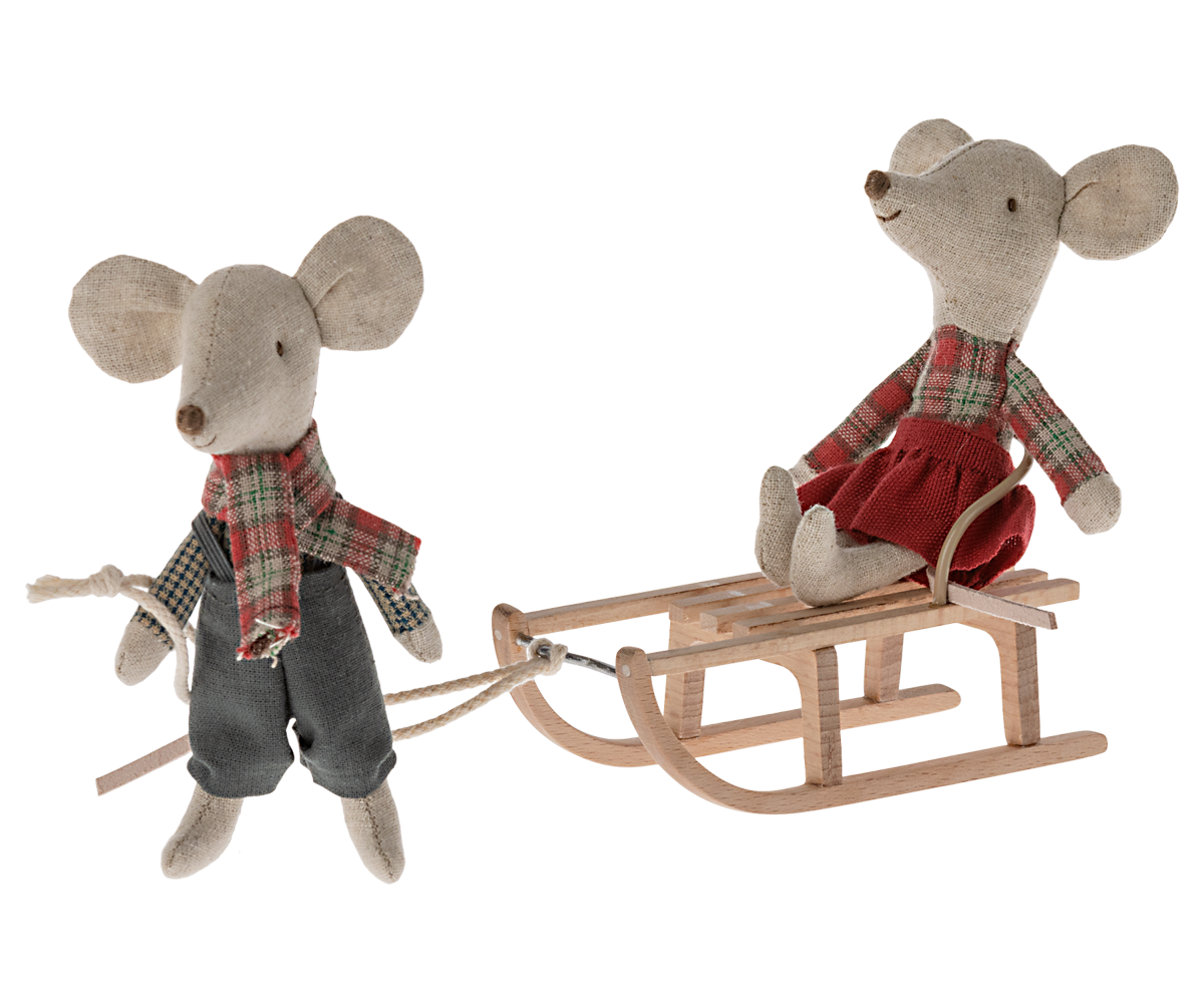 Maileg Sled Mouse