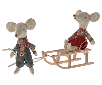 Maileg Sled Mouse