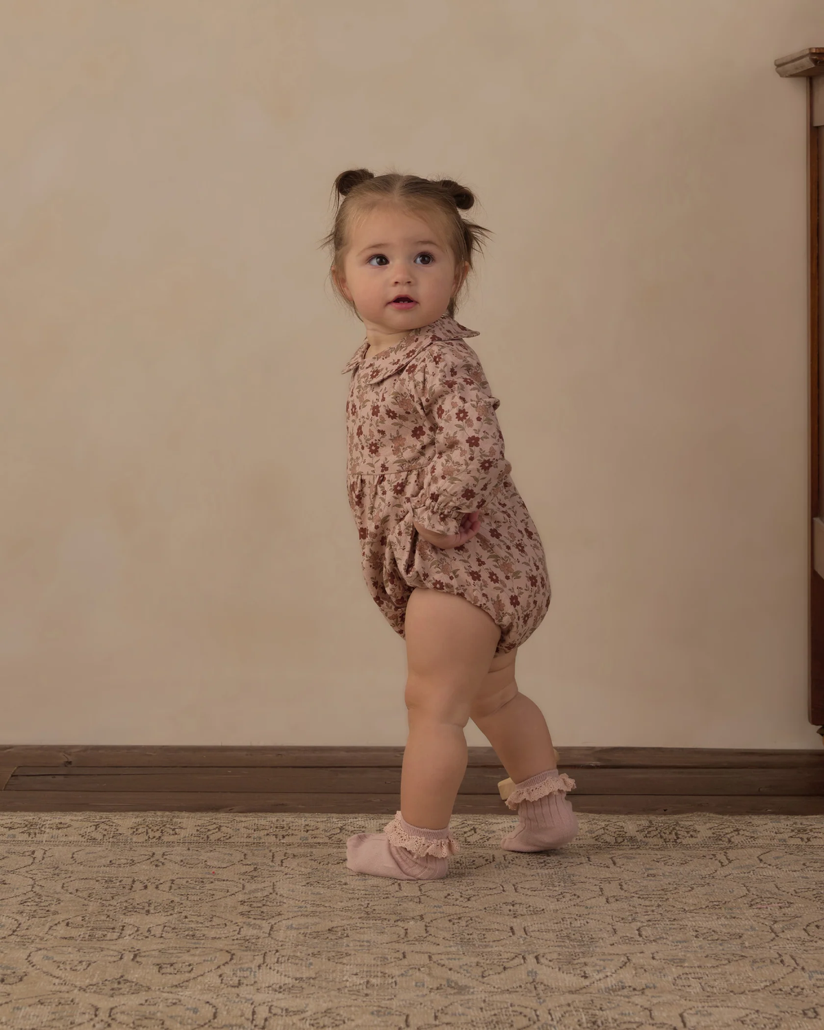 RYLEE + CRU CORA ROMPER PINK FLORAL