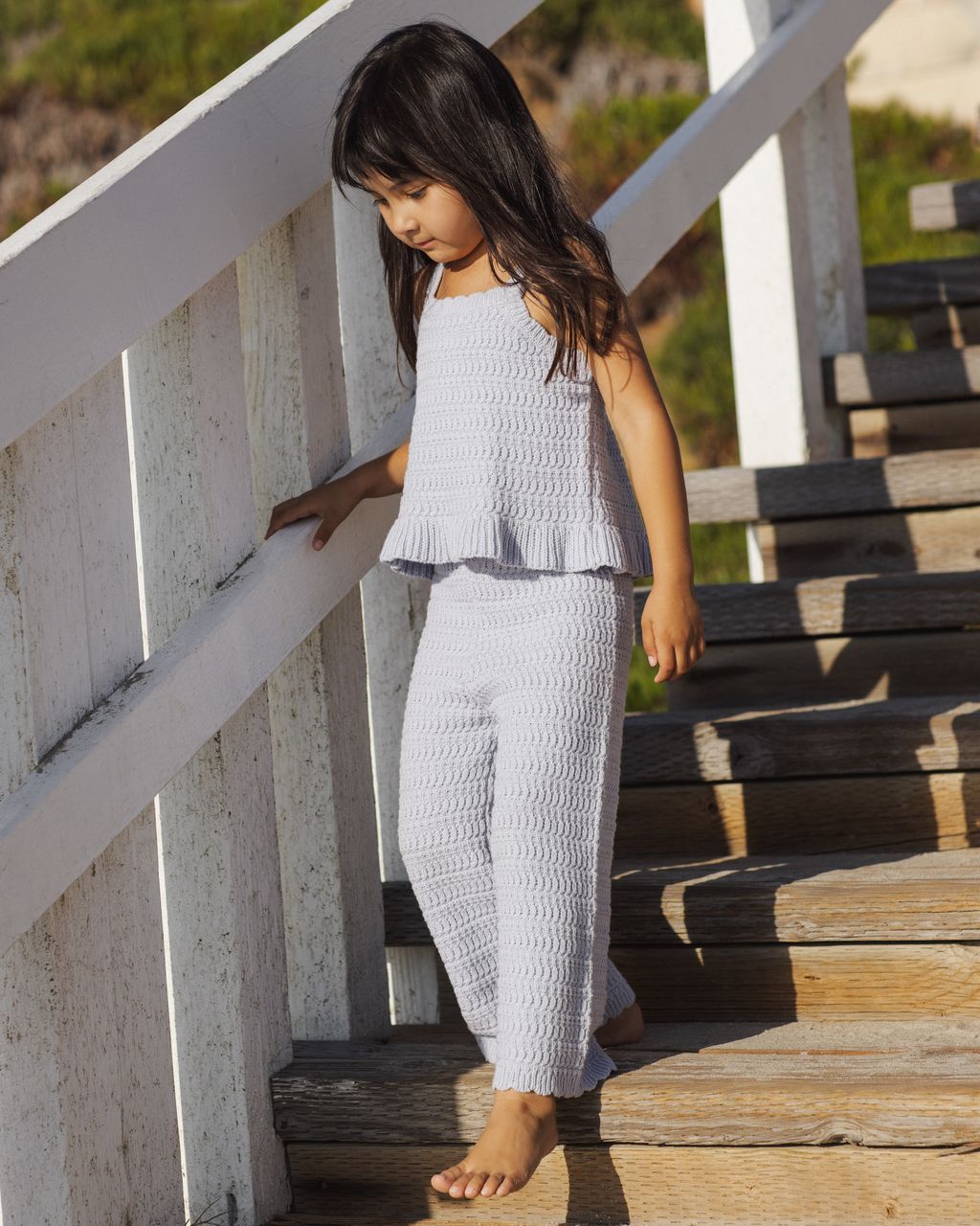 MARI KNIT SET PERIWINKLE - Persnickety Shop