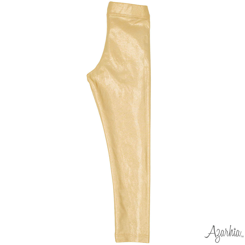 Azarhia SHIMMER LEGGINGS GOLD - Persnickety Shop
