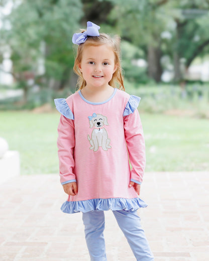 PRE-ORDER | My Best Friend Flutter Pant Set Jellybean by Smock Candy - Persnickety Shop