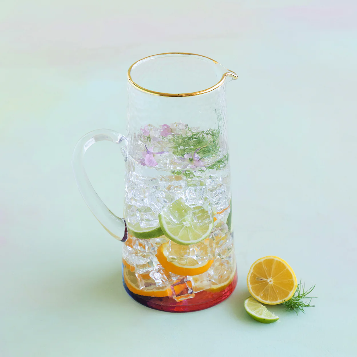 COLORFUL BOTTOM COCKTAIL PITCHER - Persnickety Shop