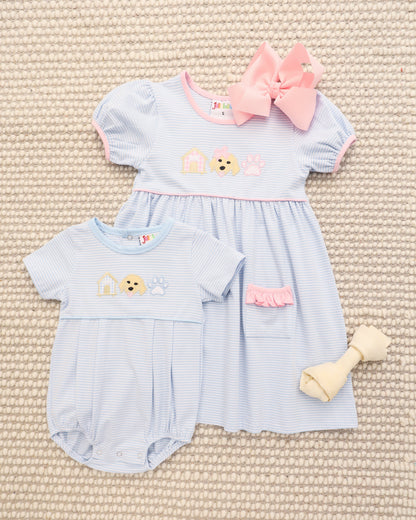 Jellybean Boy Pups & Paws Bubble-Blue - Persnickety Shop
