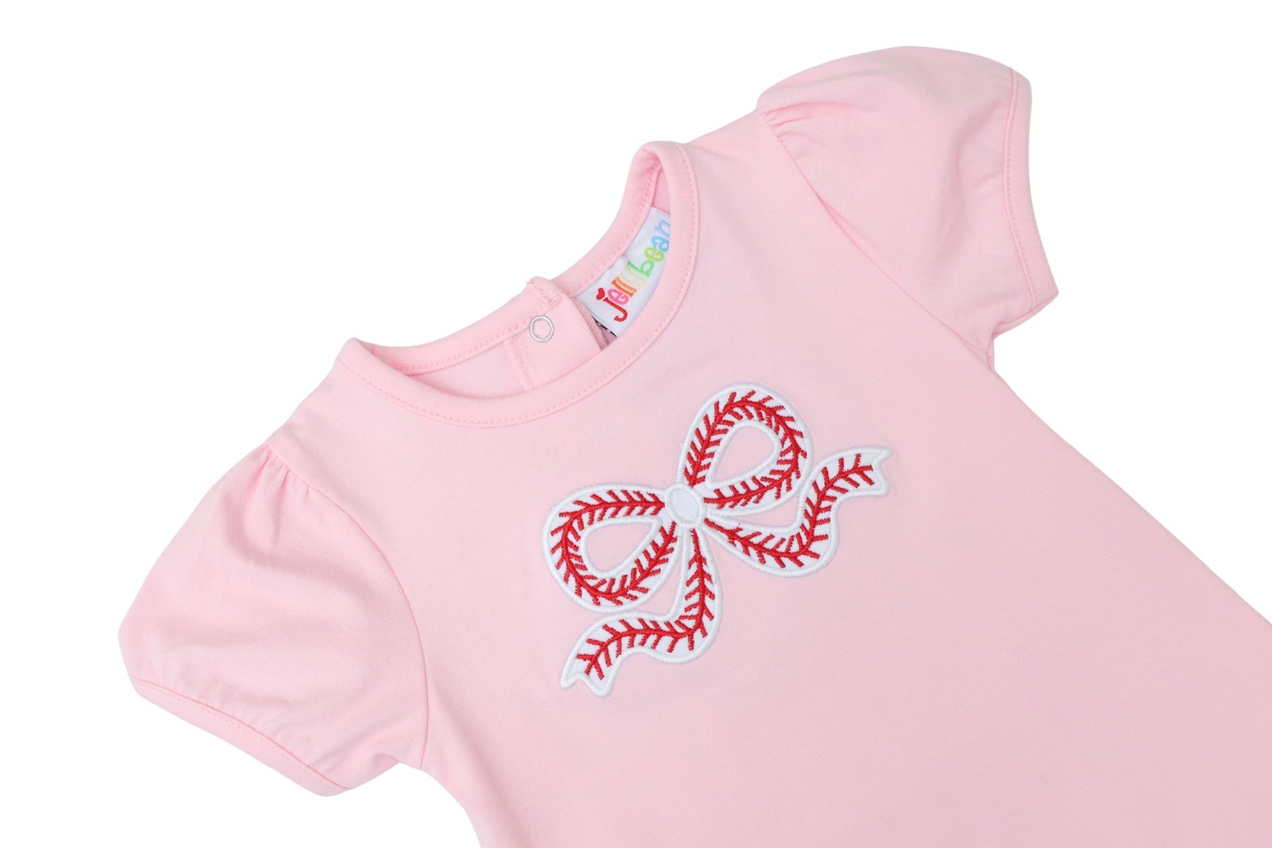 Jellybean Girl Ball Park Bow Bubble - Persnickety Shop