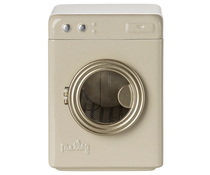 Maileg Washing machine, Mouse - Off white