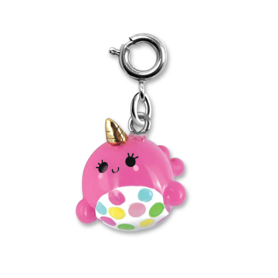 CHARM IT® Pink Narwhal Charm