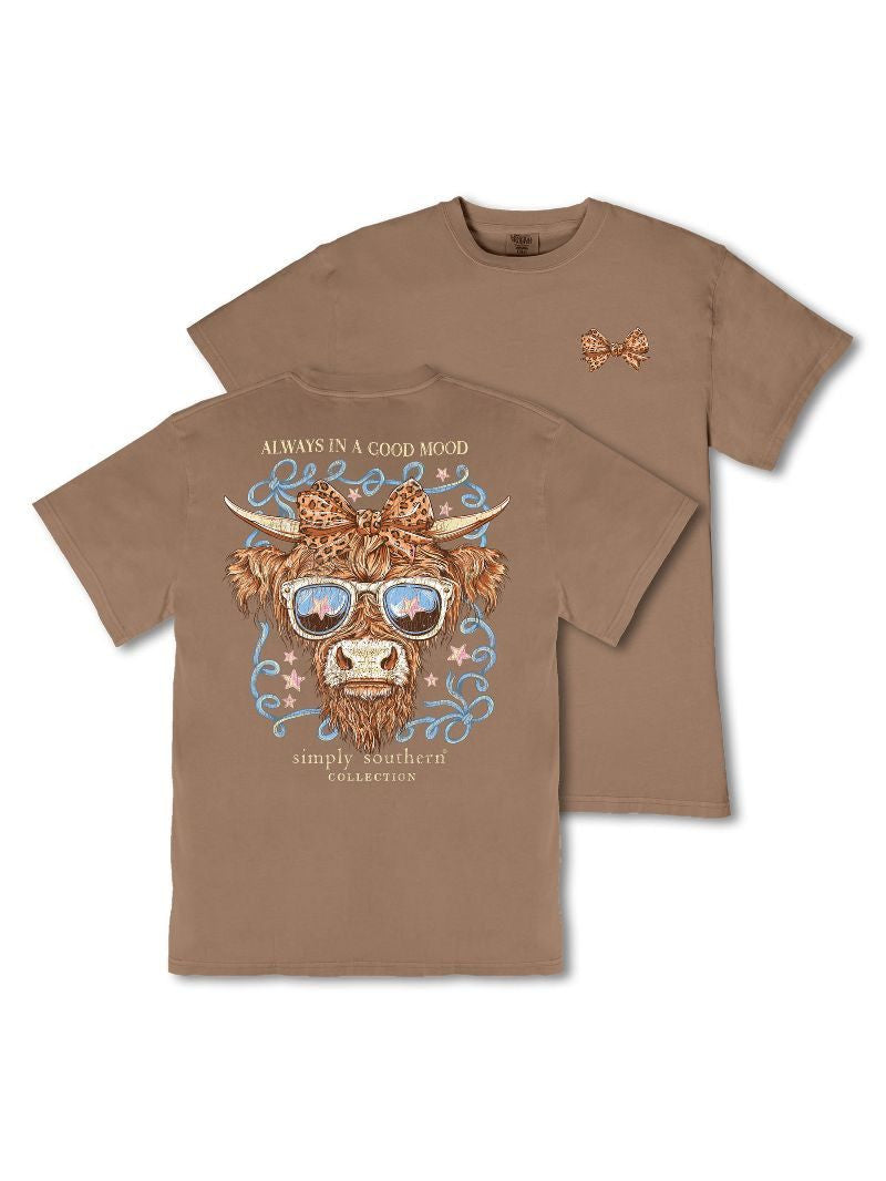 Simply Southern Girls Highland Cow T-Shirt - Persnickety Shop