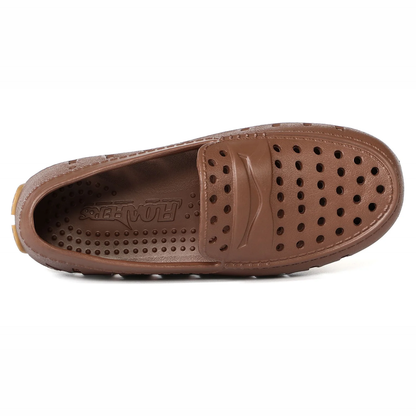 FLOAFERS PRODIGY DRIVER - KIDS- Driftwood Brown/Gum - Persnickety Shop