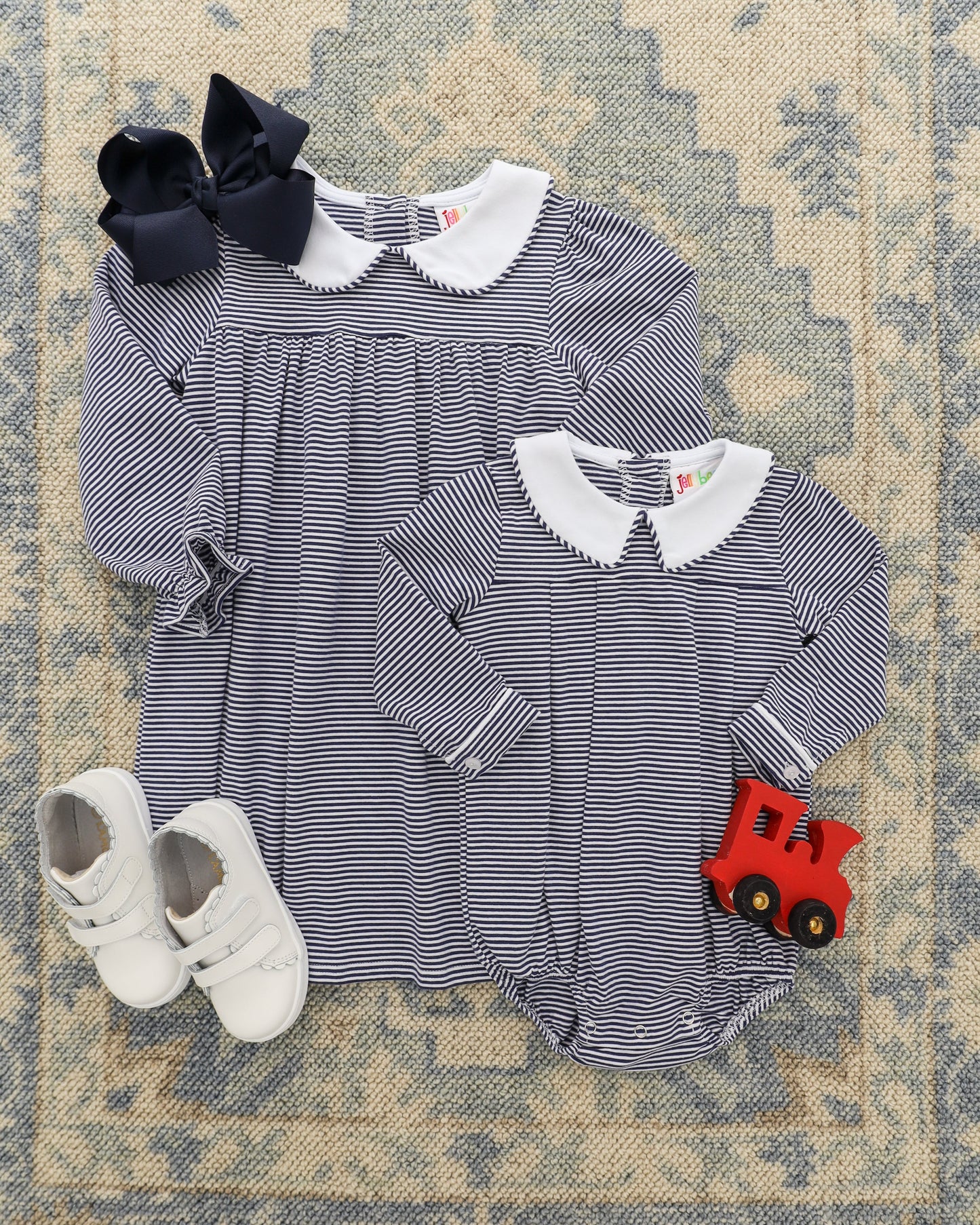 Henry Bubble - Navy Stripe Jellybean by Smock Candy - Persnickety Shop