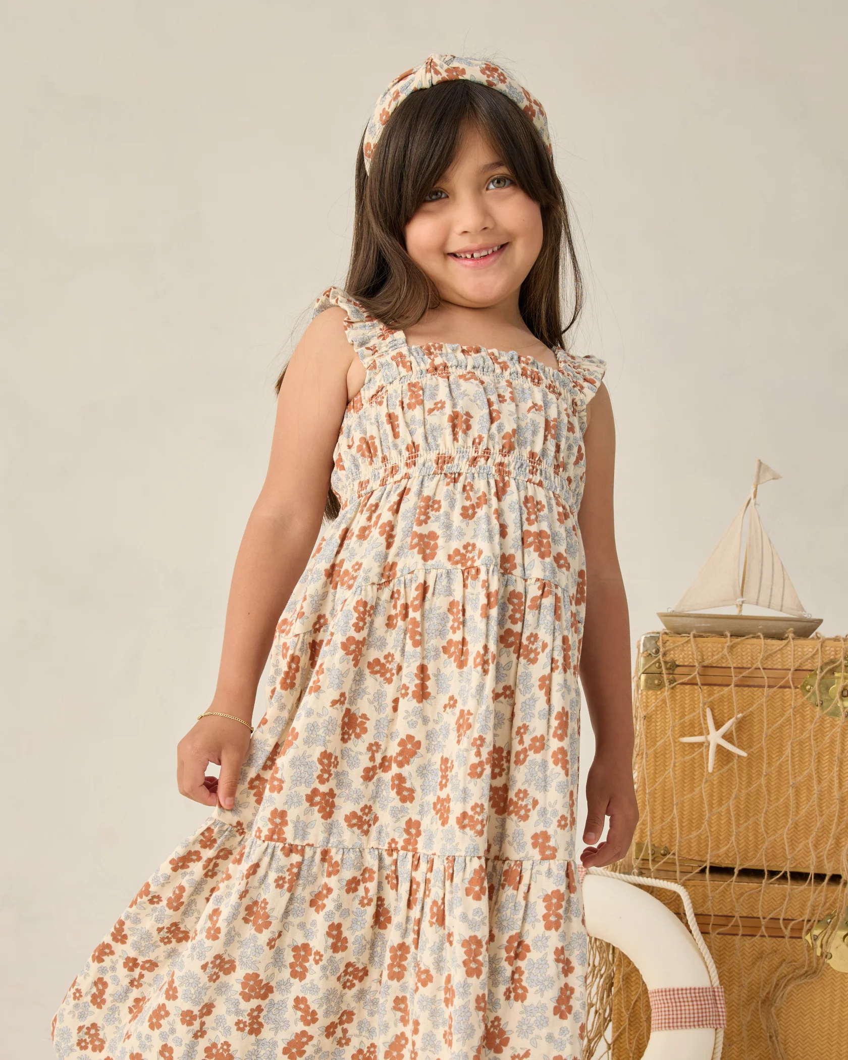 RYLEE + CRU Josie Dress Americana Floral - Persnickety Shop