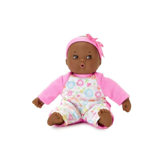 Little Cuties Pink Baby Doll, Dark Skin Tone - Persnickety Shop