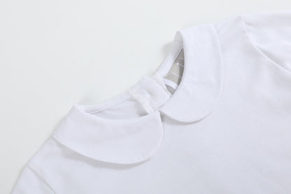 Lil Cactus White Collared Shirt