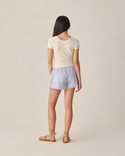TEEN REMI SHORTS PERIWINKLE - Persnickety Shop
