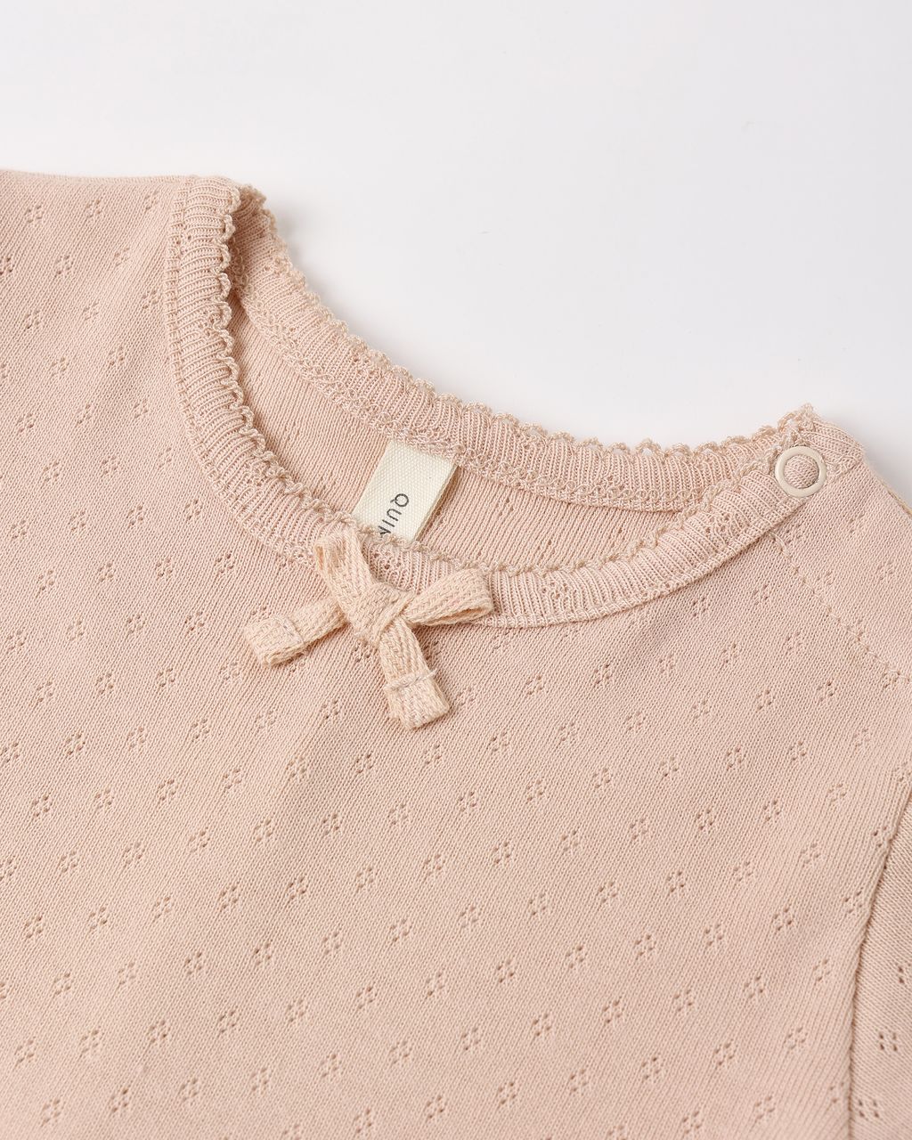 Pointelle Skirted Bodysuit || Melon - Persnickety Shop