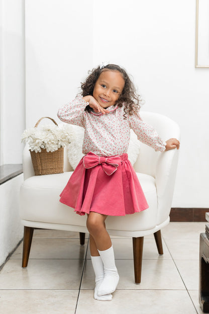 ZUCCINI TINY ROSES LAURIE SKIRT SET