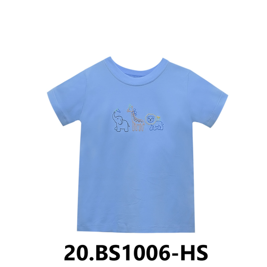 Blue Houston Shirt- Party Animals - Persnickety Shop