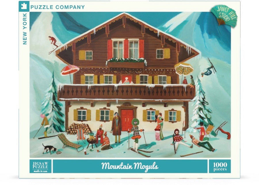 MOUNTAIN MOGULS 1000  PIECE JIGSAW PUZZLE - Persnickety Shop