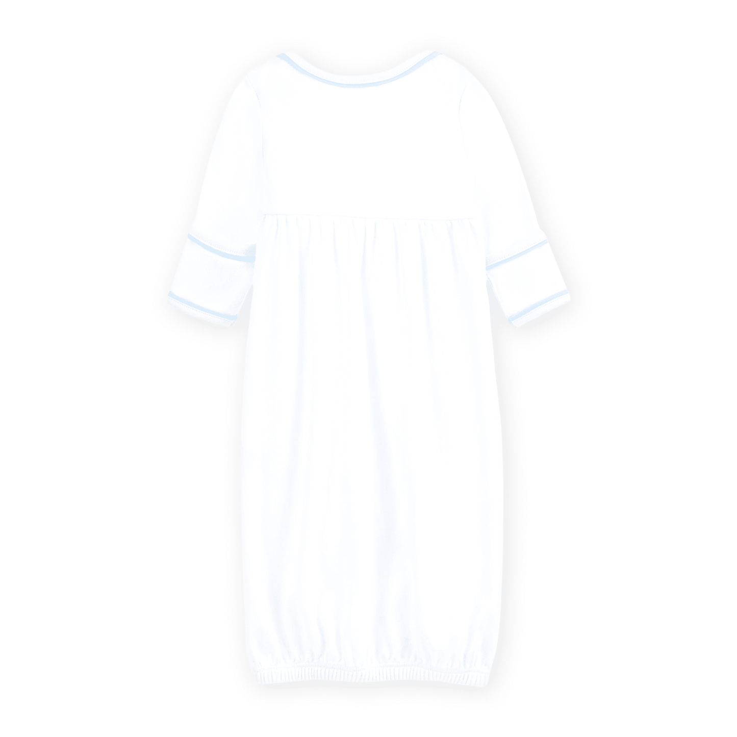 Leaping Bunnies Gathered Gown - Light Blue - Persnickety Shop