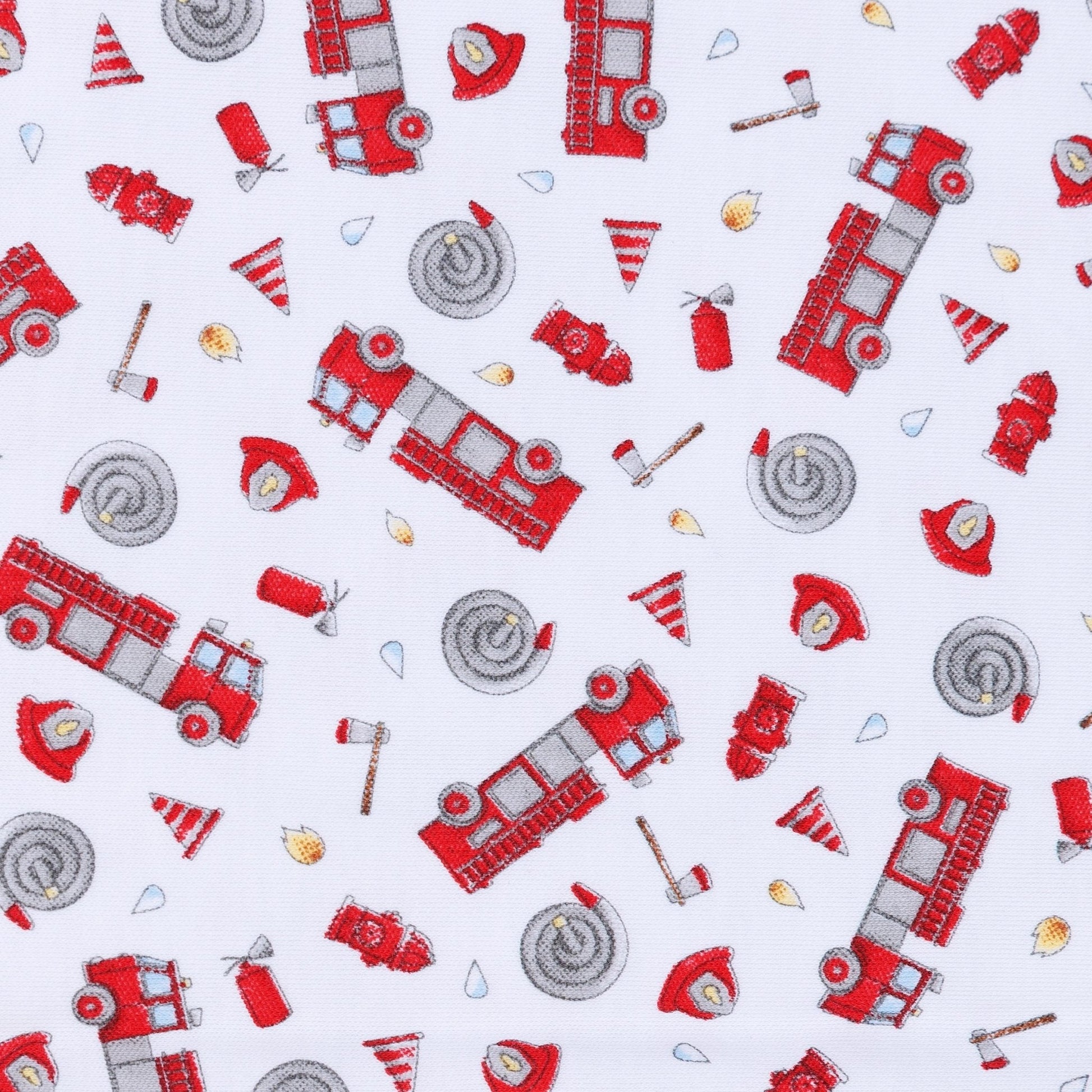 Magnolia Baby "To the Rescue" Print Zip Footie - Persnickety Shop