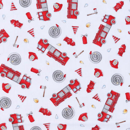 Magnolia Baby "To the Rescue" Print Zip Footie - Persnickety Shop