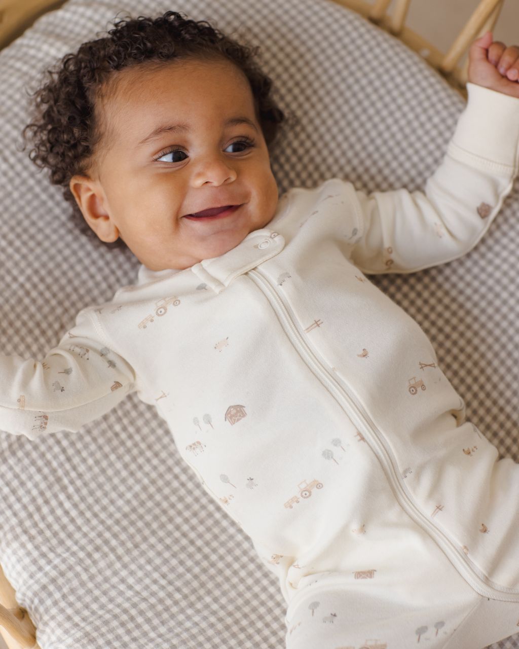 Zip Longsleeve Sleeper || Farm - Persnickety Shop