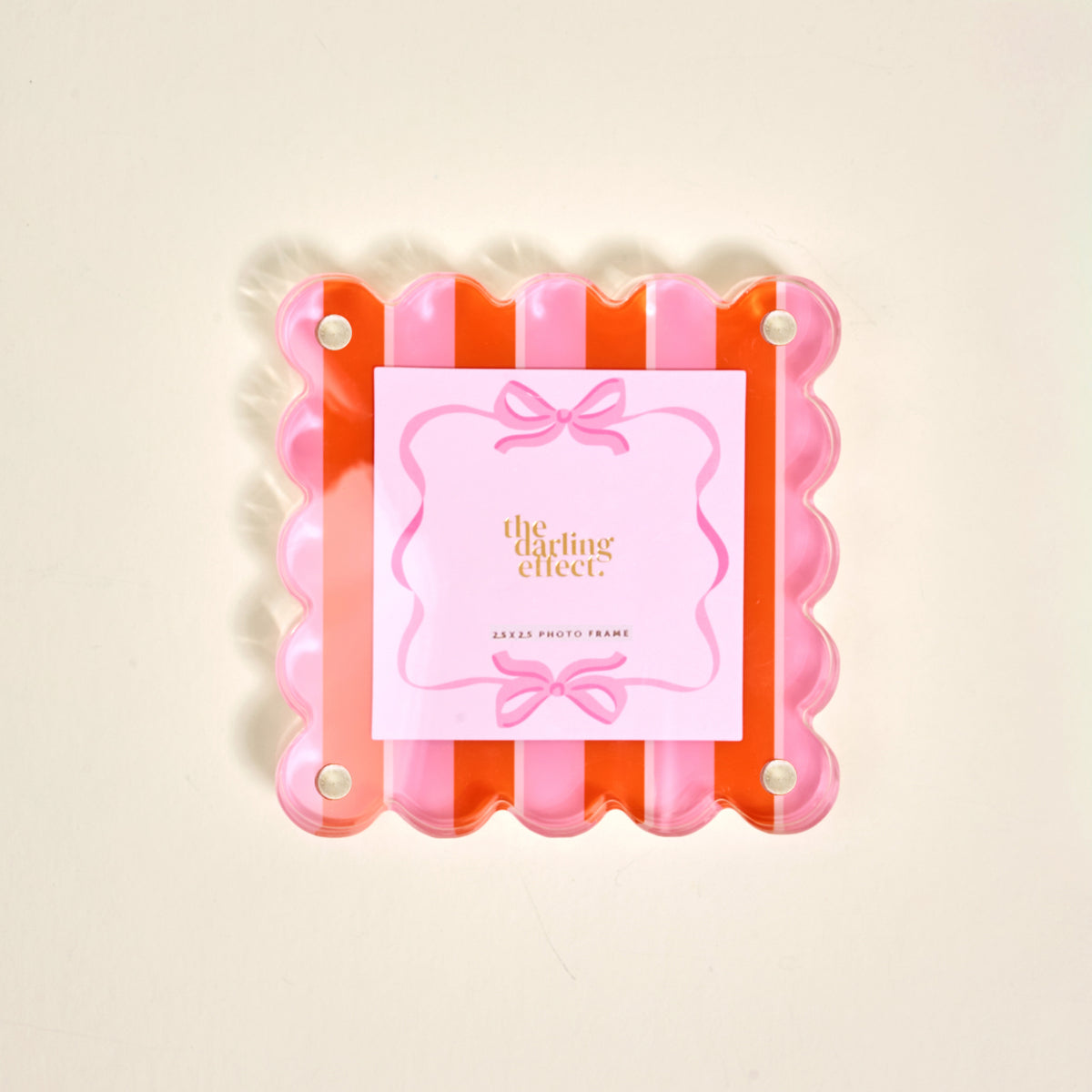 Sicily Stripes Pink Little Moments Acrylic Picture Frame - Persnickety Shop