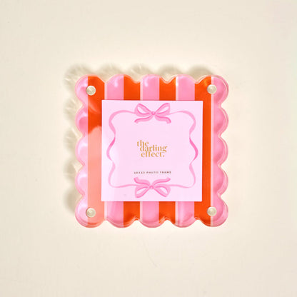 Sicily Stripes Pink Little Moments Acrylic Picture Frame - Persnickety Shop