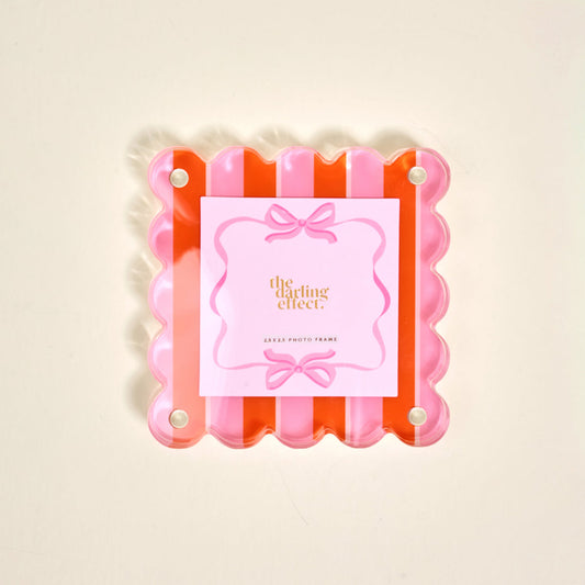 Sicily Stripes Pink Little Moments Acrylic Picture Frame - Persnickety Shop