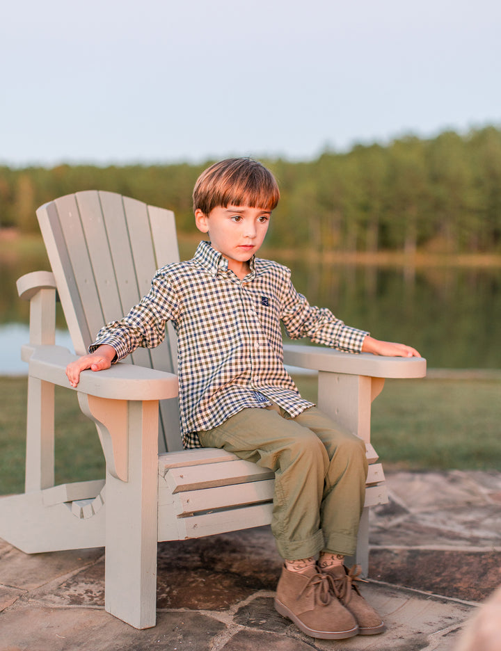 Properly Tied Boys Classic Flannel - Tahoe