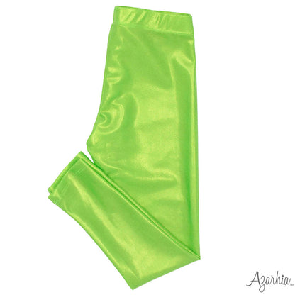 Azarhia SHIMMER LEGGINGS GOLD LIME GREN - Persnickety Shop